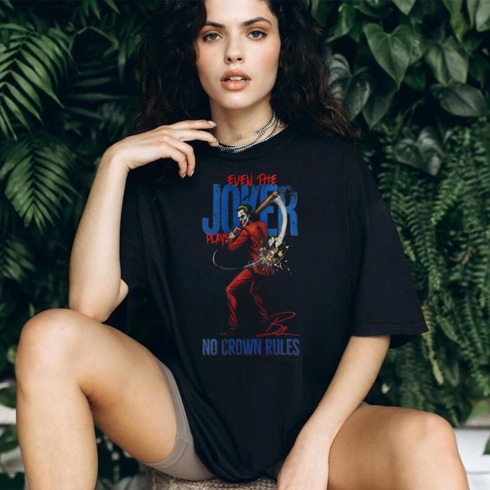 Joker No Crown Rules Los Angeles Angels Baseball Jersey T Shirt