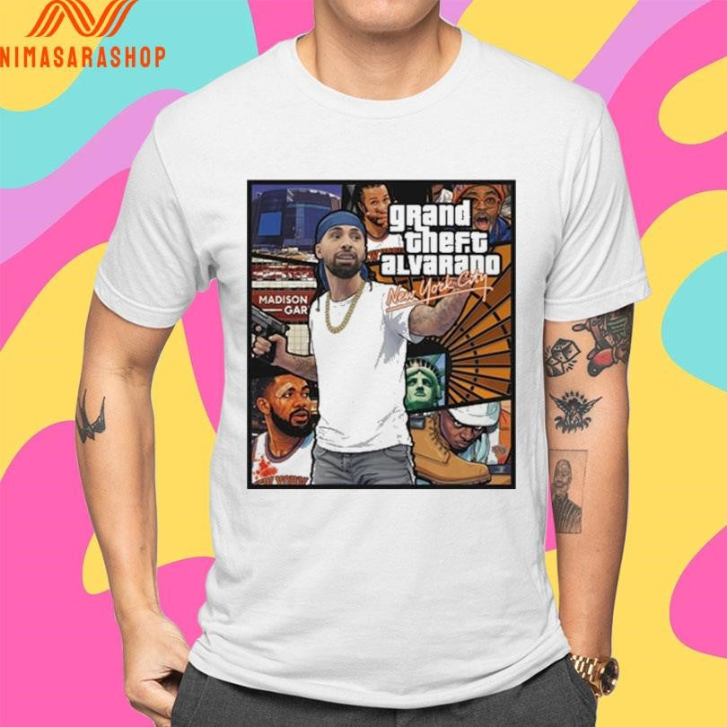 Jose Alvarado Grand Theft Alvarado New York City Shirts