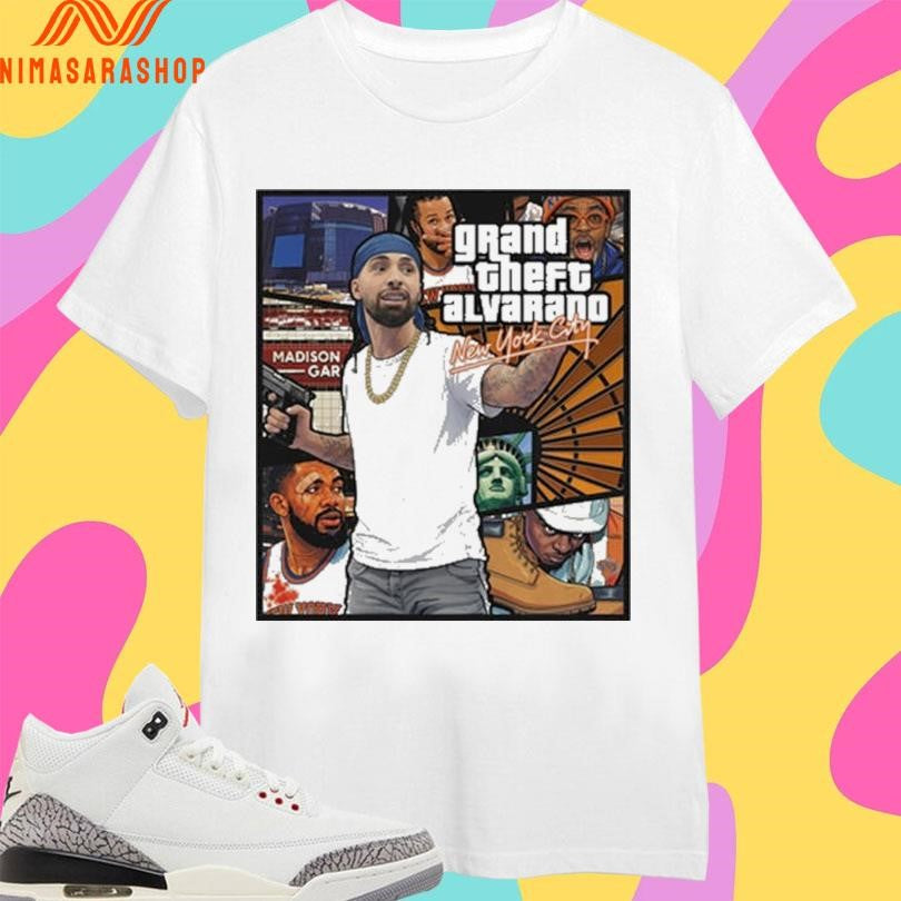 Jose Alvarado Grand Theft Alvarado New York City Shirts
