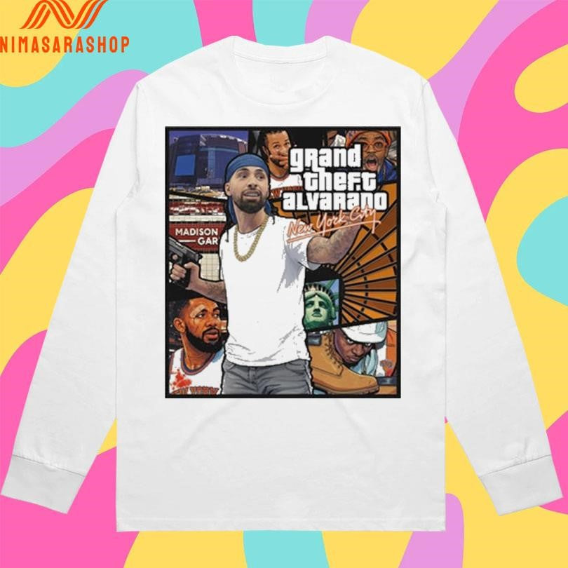 Jose Alvarado Grand Theft Alvarado New York City Shirts