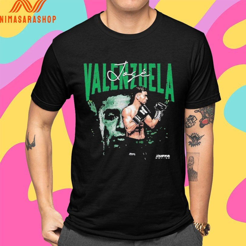 Jose Valenzuela Zuffa Boxing Fighter Name Shirts