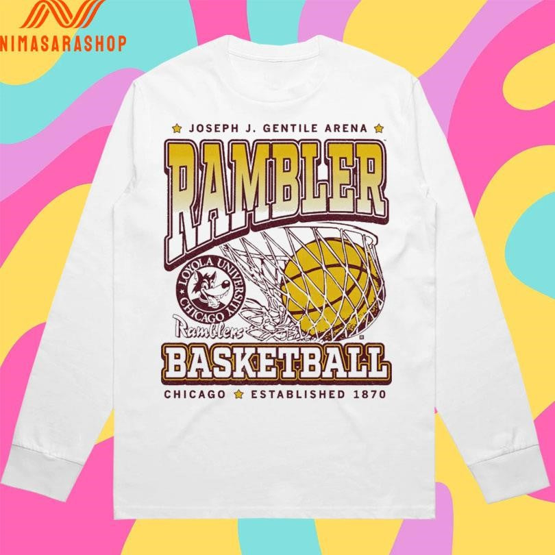Joseph J Gentile Arena Rambler Basketball Chicago Established 1870 Shirts