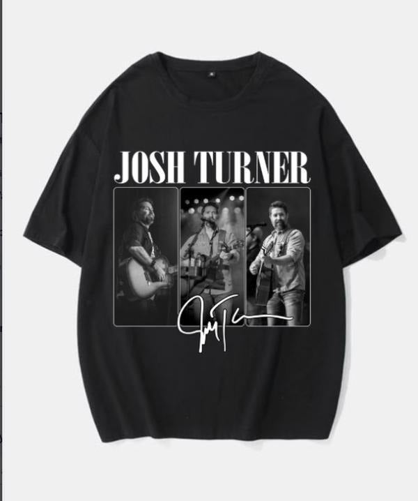 Josh Turner Concert Tee Black T-shirt Hoodie, Sweatshirt | UrbanDripWear.com