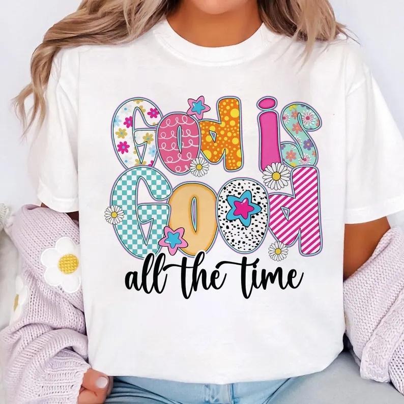 Joyful and Faith - filled T - Shirt: Make a Statement with a Colorful and Cheerful Motif