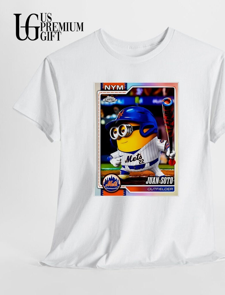 Juan Soto New York Mets baseball Topps Chrome Card shirt