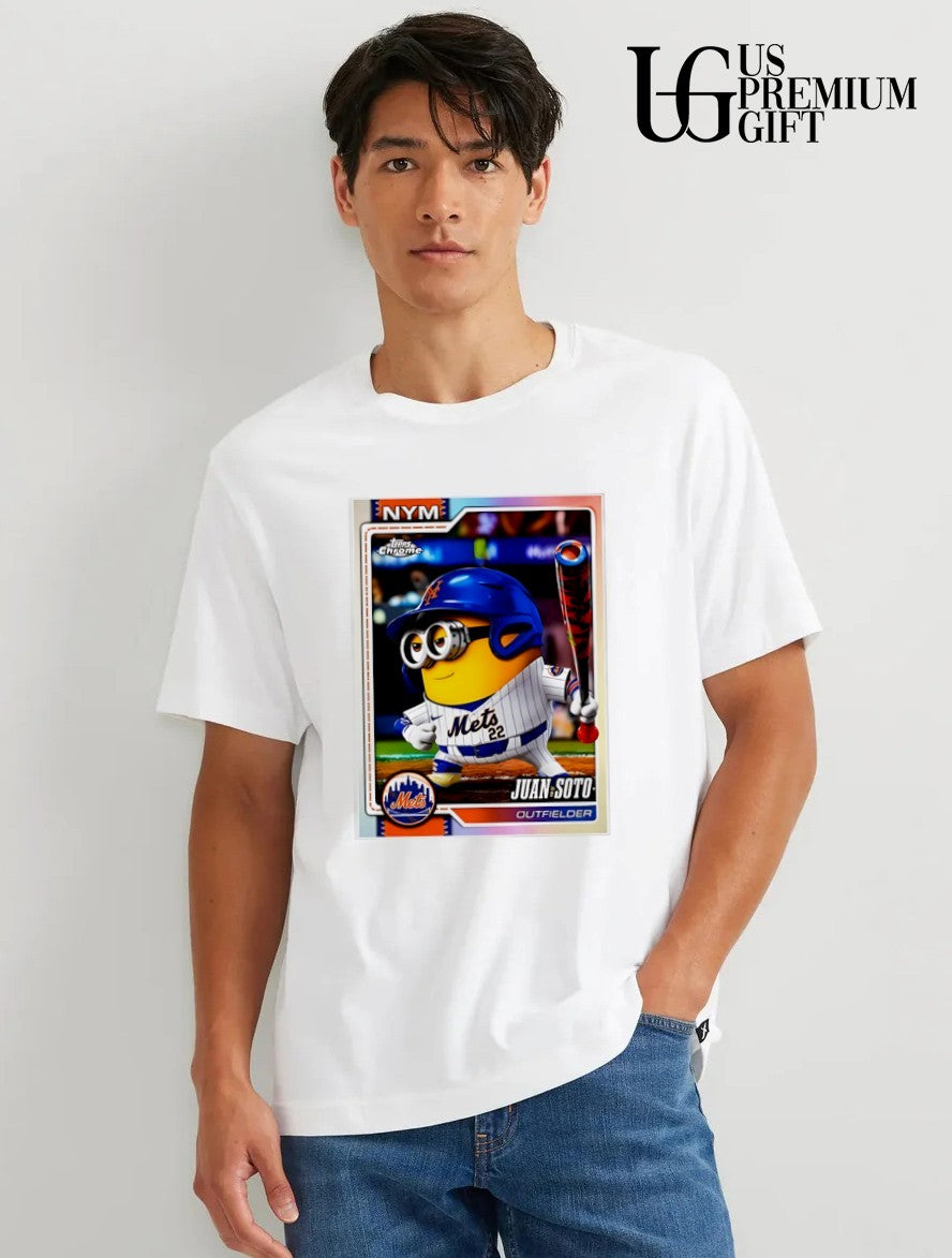 Juan Soto New York Mets baseball Topps Chrome Card shirt