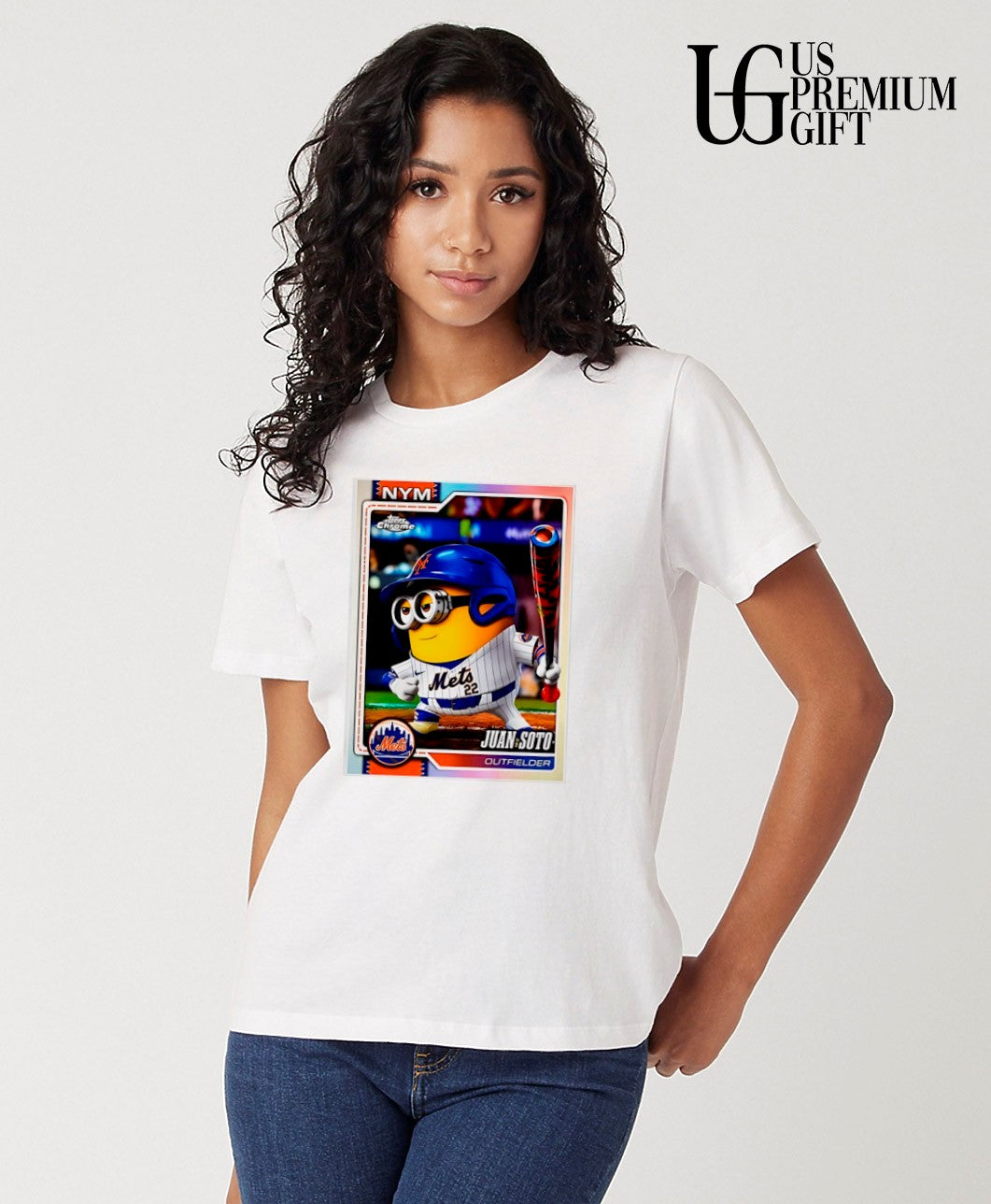 Juan Soto New York Mets baseball Topps Chrome Card shirt