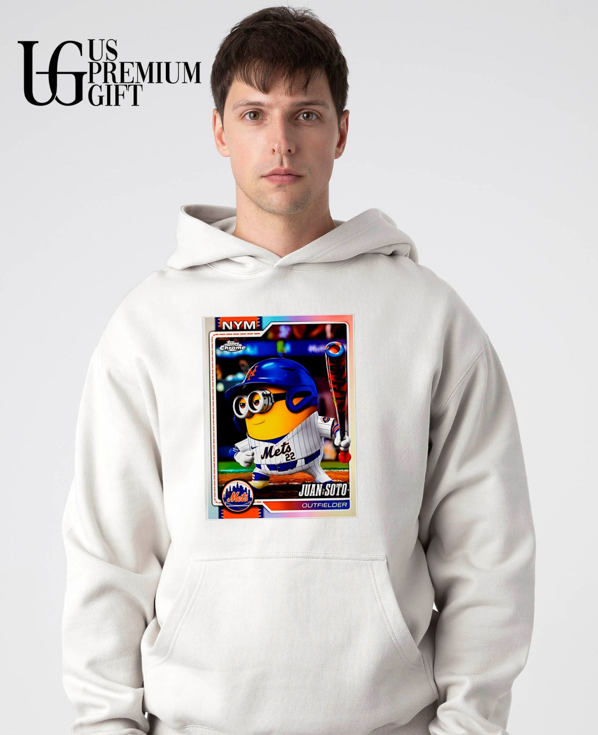Juan Soto New York Mets baseball Topps Chrome Card shirt