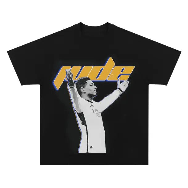 Jude Bellingham Y2k T-Shirt, Bellingham Vintage Graphic Tees, Unisex Soccer Shirt, Sport Merch, Gift For Fan, Cotton...