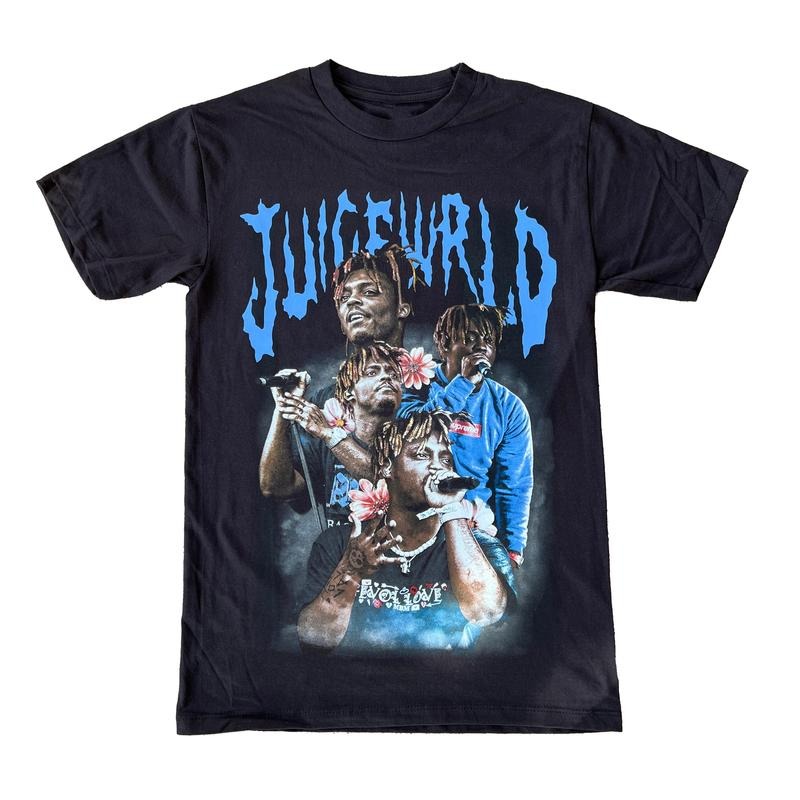 Juice Wrld Bootleg T-Shirt, Vintage graphics 90's TShirt, JuiceWrld T-Shirt, Juice Wrld fan gift, Rap Bootleg T-Shirt,...