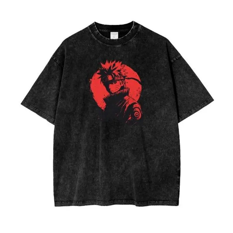 Jujutsu Kaisen Anime Washed T-Shirt Satoru Gojo Anime Tee Gift For Him Hoodie, Sweatshirt | UrbanDripWear.com