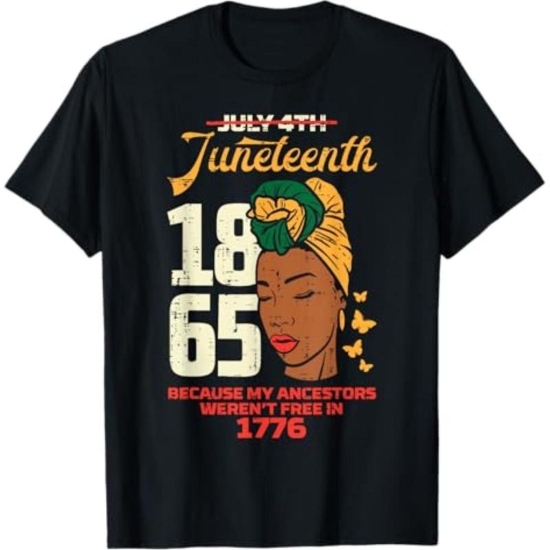 Juneteenth 1865 Because My Ancestors African Black Women T-Shirt Hoodie, Sweatshirt | UrbanDripWear.com