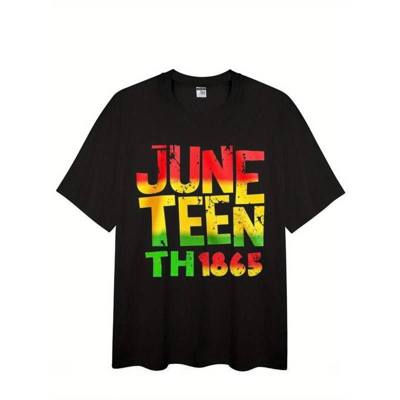Juneteenth 1865 Flag Remembering Freedom Novelty Awesome Graphic T-Shirt Casual T Shirts Trendy Cool Tees Tops for Men,...