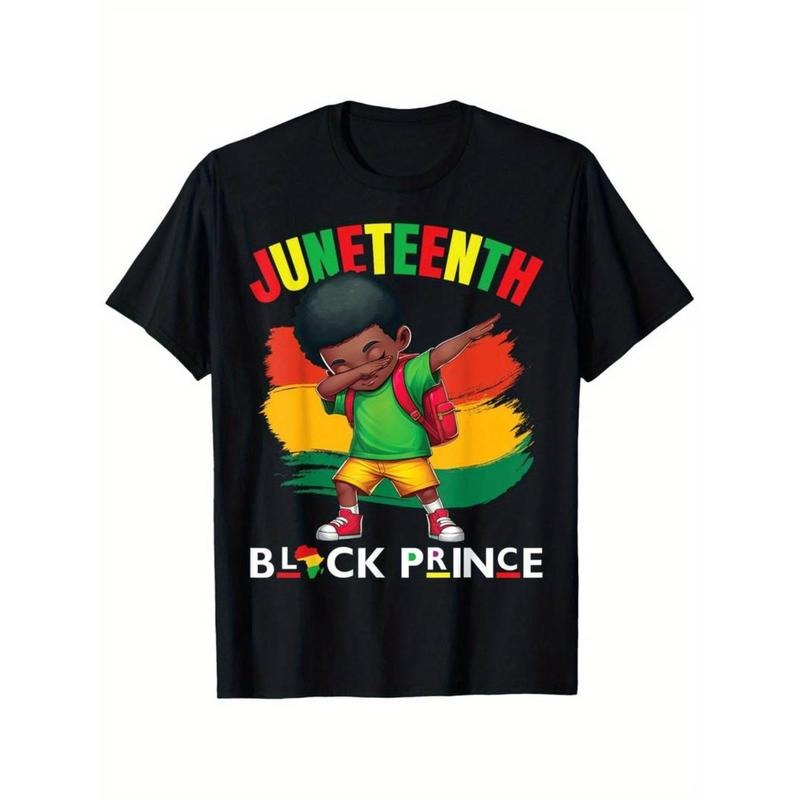 [Juneteenth Cotton Tee] Juneteenth Black Prince Graphic Cotton T-Shirt Hoodie, Sweatshirt | UrbanDripWear.com