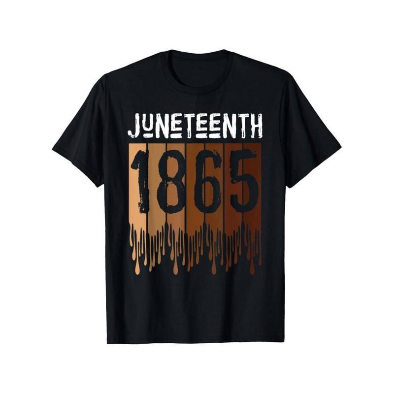 [Juneteenth Cotton Tee] Juneteenth Freedom Day Melanin Tee Shirt | 100% Cotton Round Neck T-shirt Hoodie, Sweatshirt