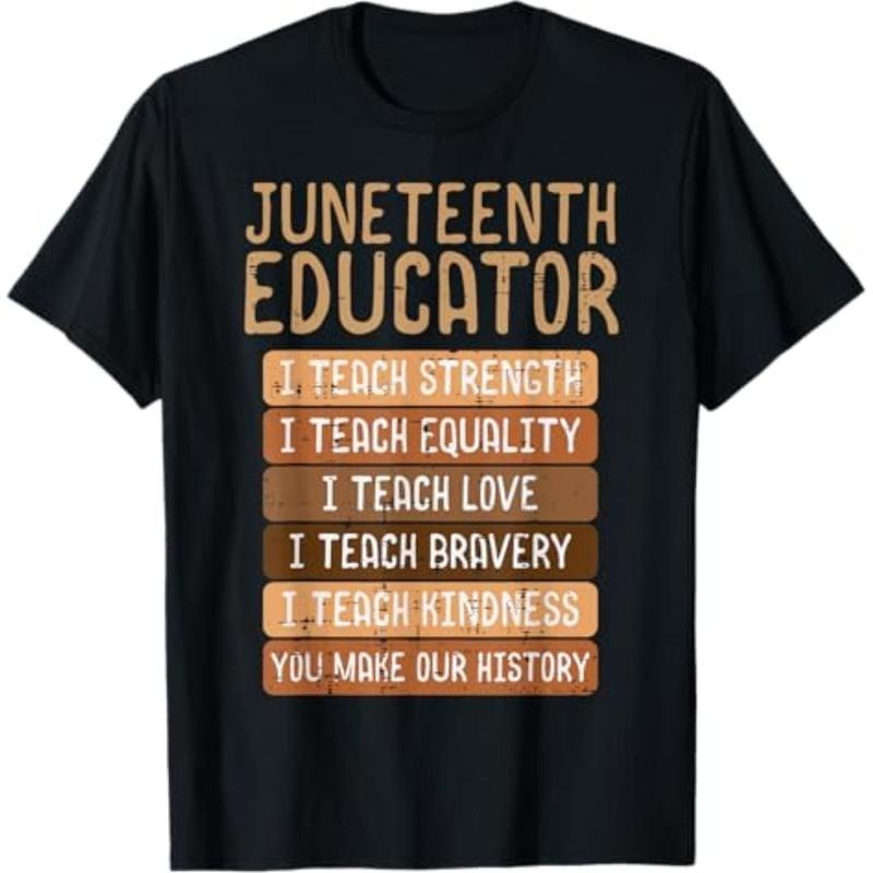 Juneteenth Educator Teach Strength Melanin Teacher Men Women T-Shirt Hoodie, Sweatshirt | UrbanDripWear.com
