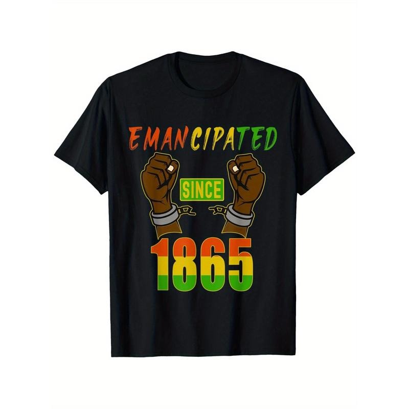 Juneteenth Emancipation Day Black Pride Shirt Independence T-Shirt, Men'S and Women'S Short Sleeve T-Shirt, 100% Cotton...