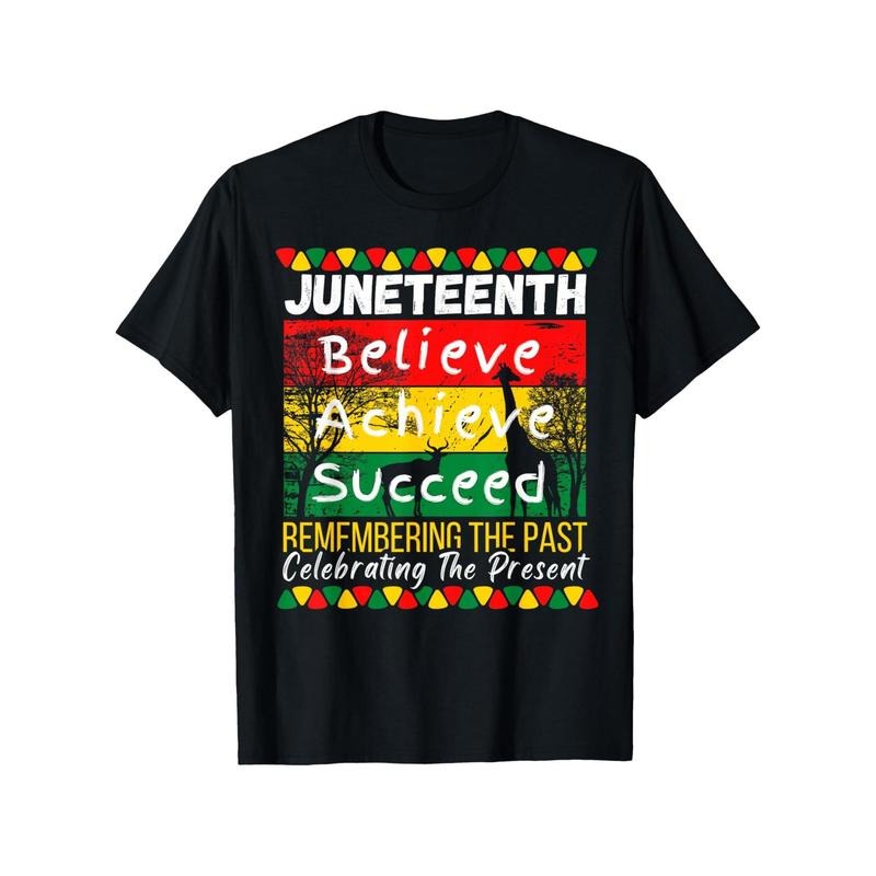 Juneteenth Is My Independence Day Black Pride Melanin T Shirt Cotton Casual Tshirts Crewneck T-Shirt Short Sleeve Unisex...