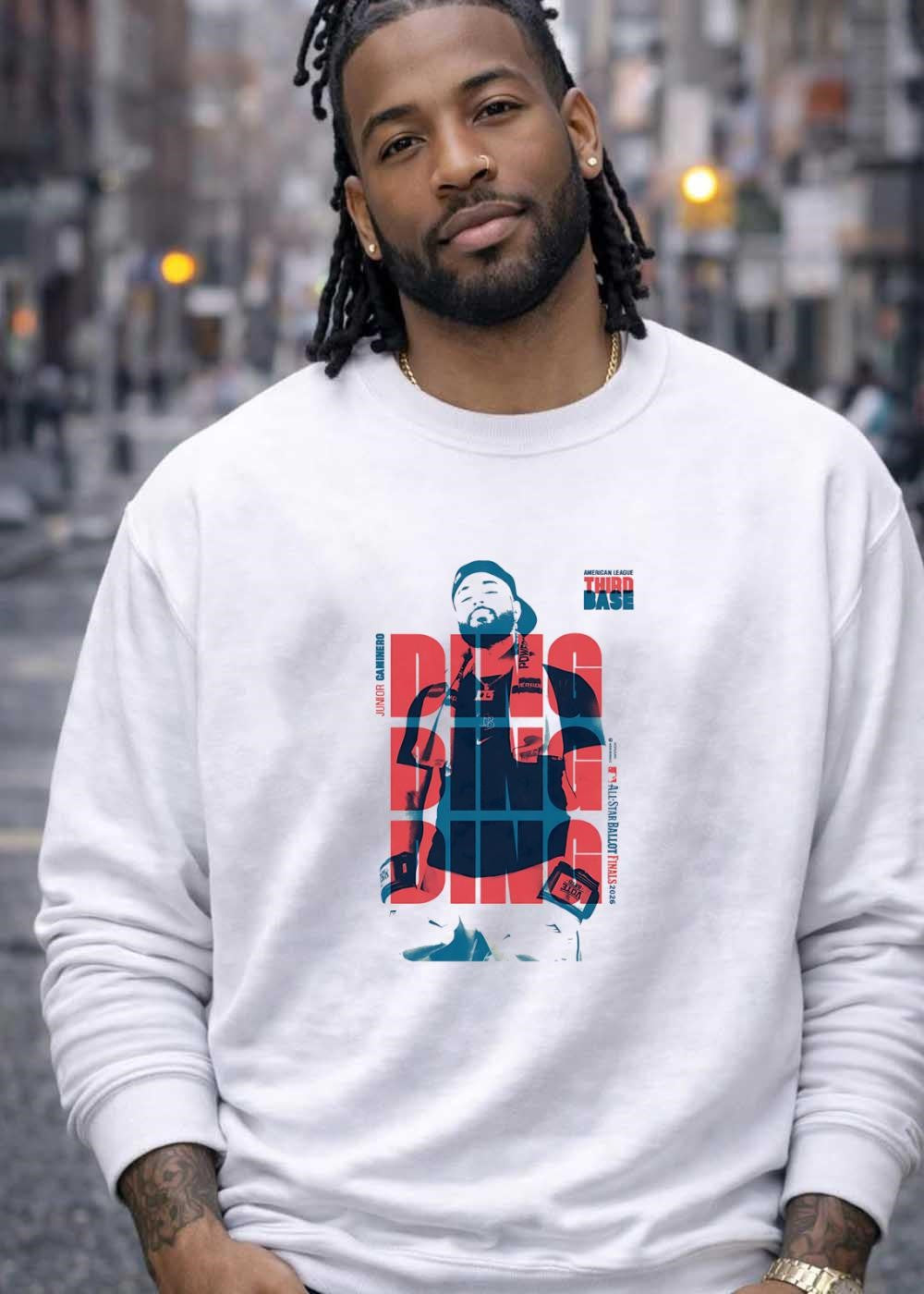 Junior Caminero American League Third Base Vote Ding Shirt
