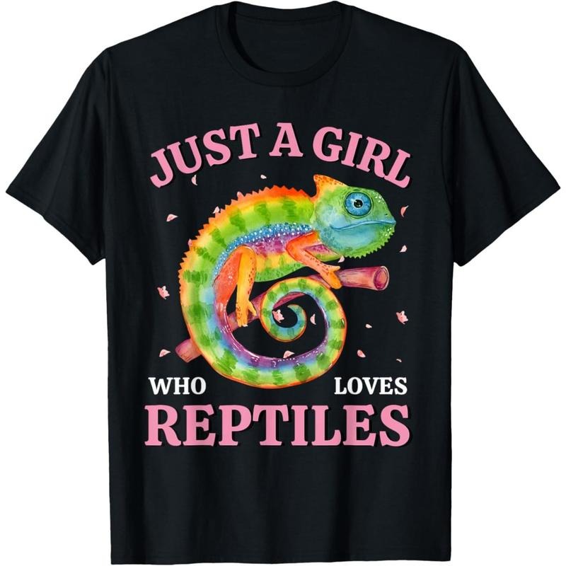 Just A Girl Who Loves Reptiles Funny Lizard Lover Design T-Shirt made in usa Hoodie, Sweatshirt | UrbanDripWear.com