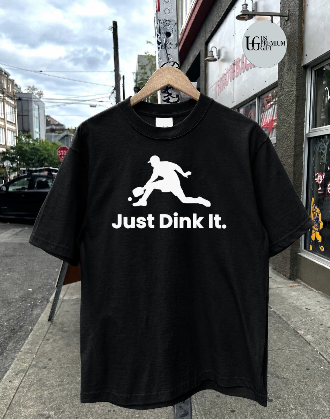 Just Dink It Pickleball Player dinking shirt