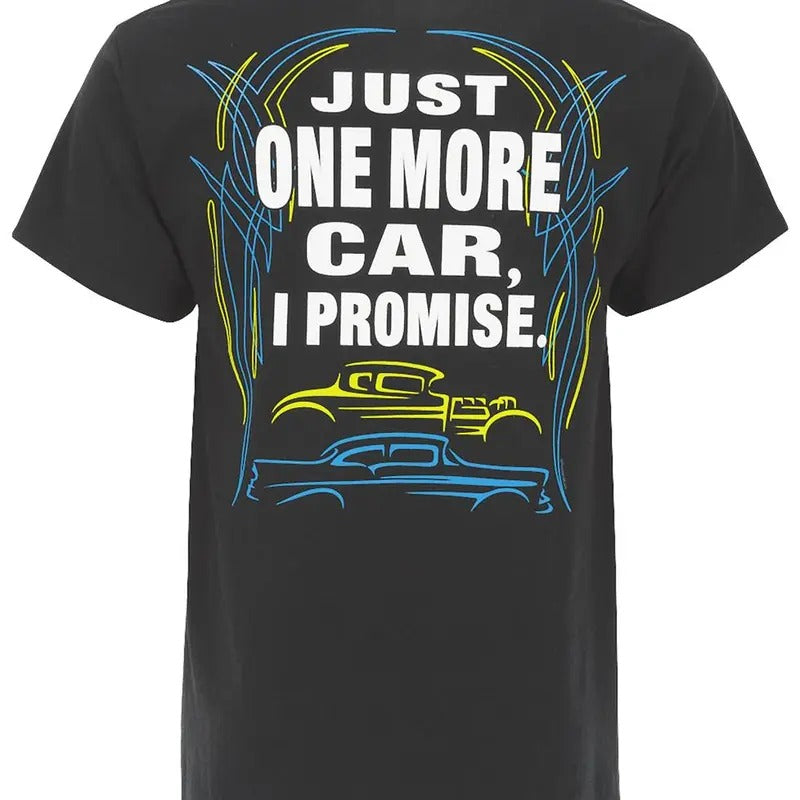Just One More Car T-Shirts mens  clothing Cotton Crewneck Hoodie, Sweatshirt | UrbanDripWear.com