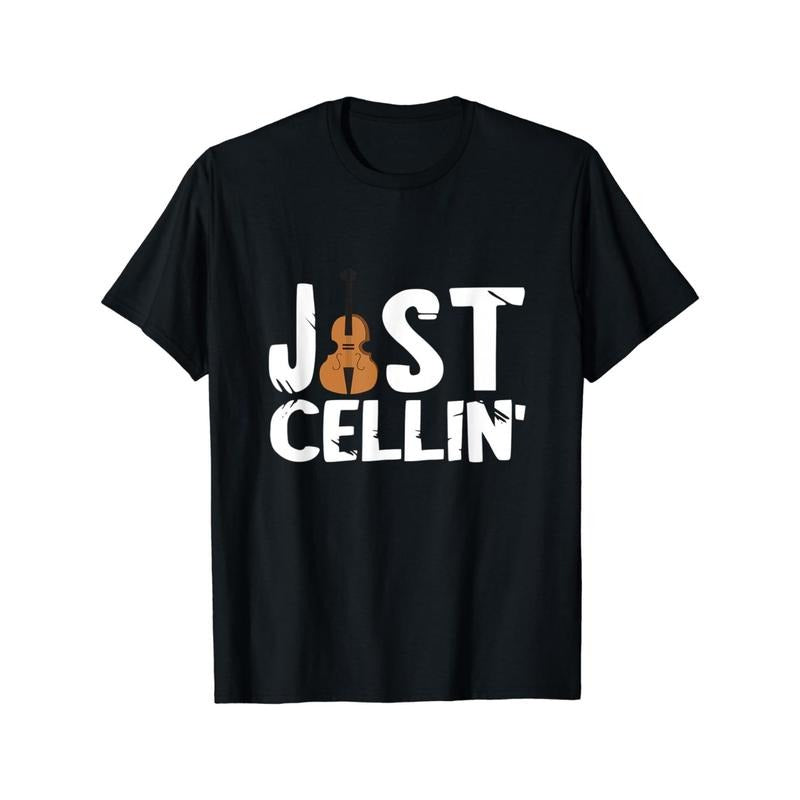 Just an instrumentalist, cellist, cellist who plays the cello T-shirt. Made in USA Hoodie, Sweatshirt | UrbanDripWear.com