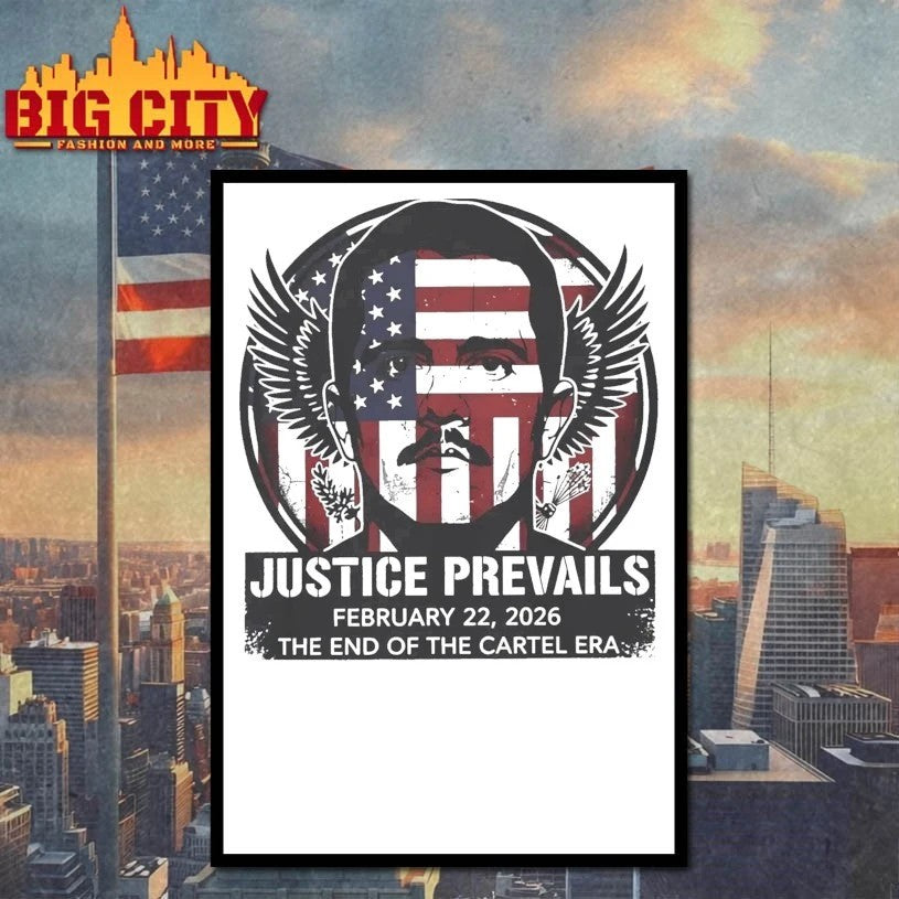 Justice Prevails El Mencho CJNG Cartel Boss t-shirt