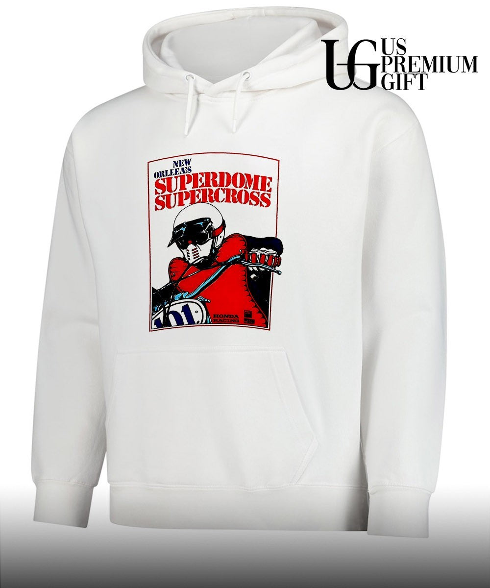 Justin Bieber wearing Orleans Super Dome Supercross shirt