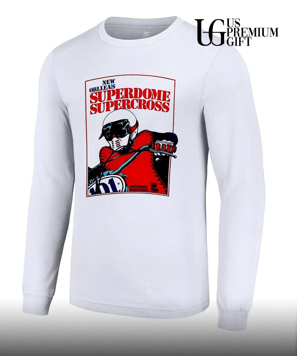 Justin Bieber wearing Orleans Super Dome Supercross shirt