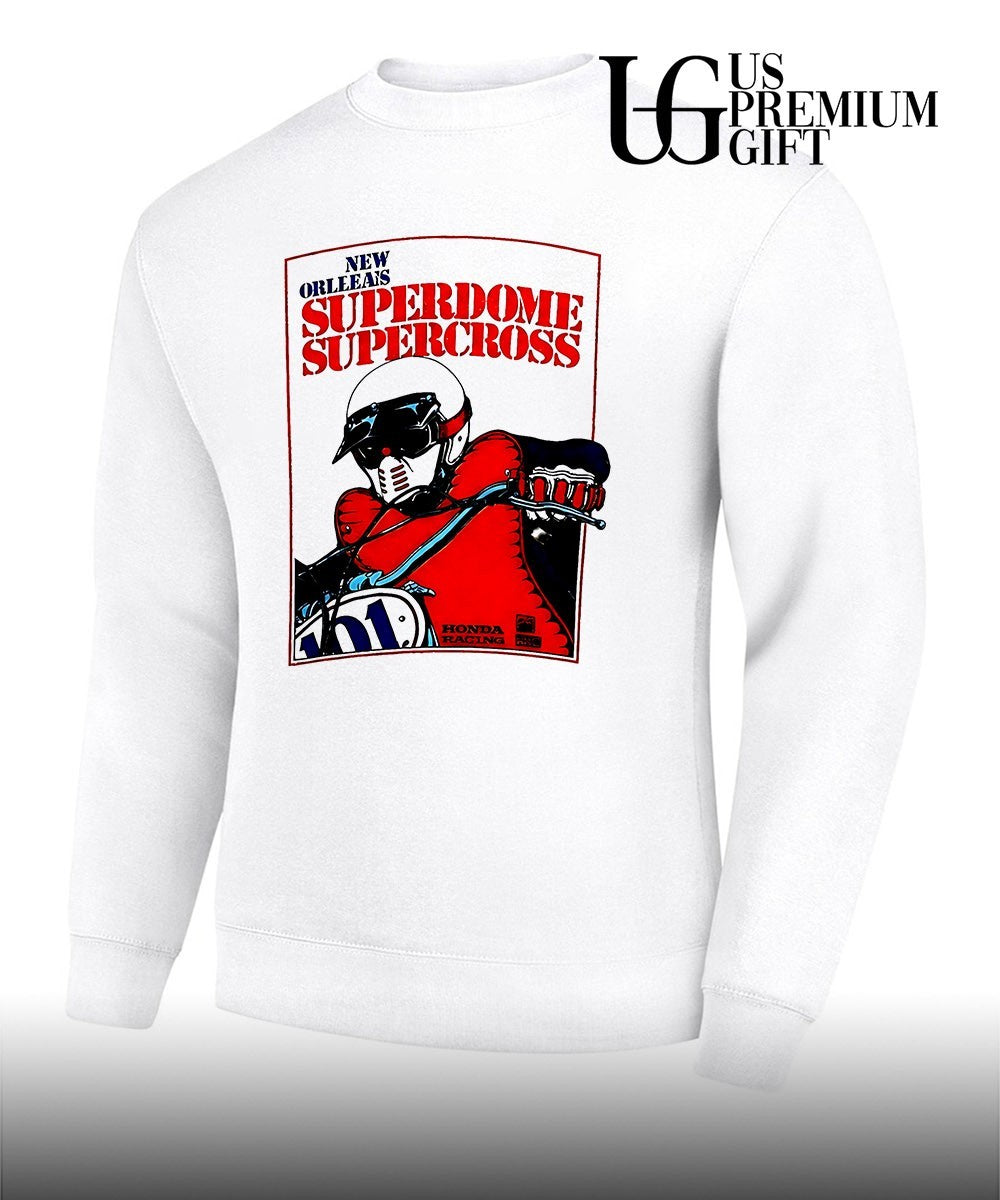 Justin Bieber wearing Orleans Super Dome Supercross shirt