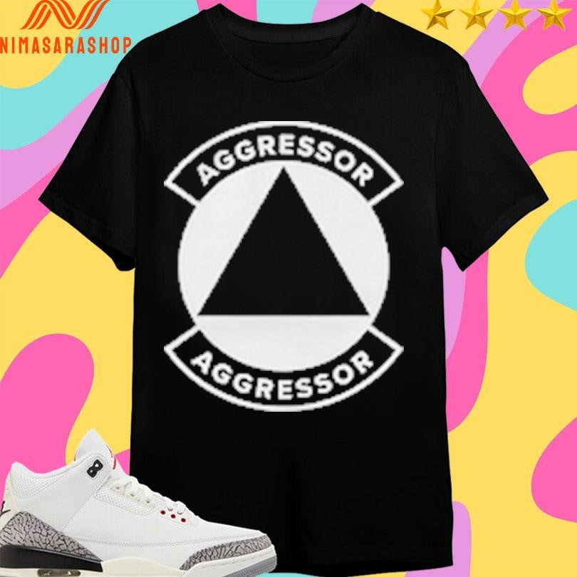 Justin Taylor Aggressor Logo Shirts