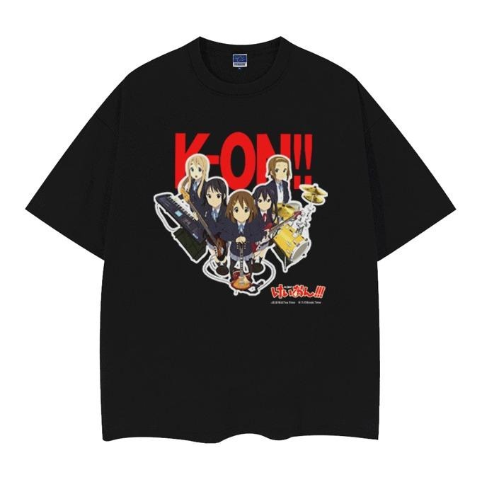 K-On! "Successful Performance" Vintage Oversized Tee Anime T-shirt 100% Cotton Original Design Men's Top Streetwear...