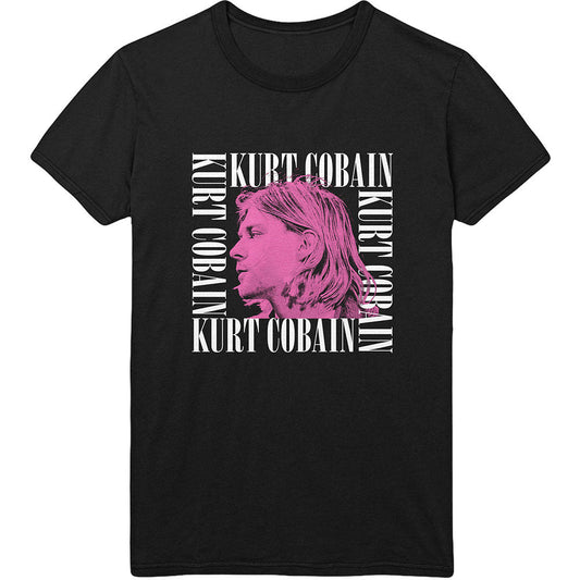 Kurt Cobain | Official Band T-Shirt | Head Shot Frame