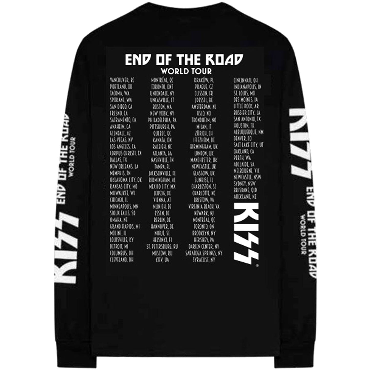 KISS Attractive T-Shirt, End Of The Road Tour Style002