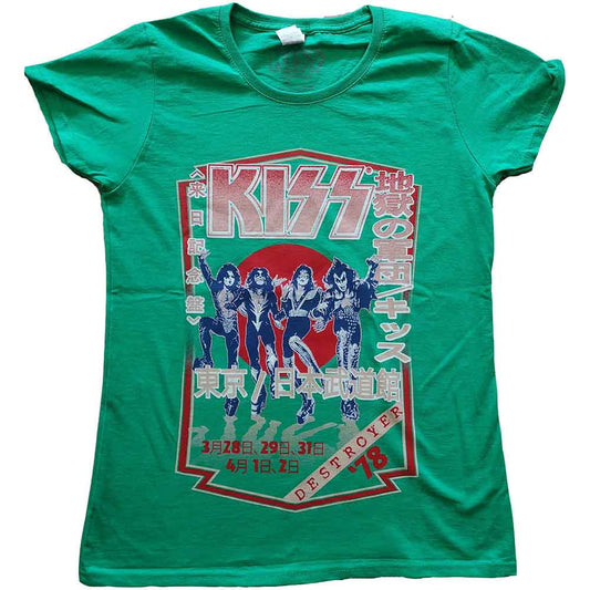 KISS Attractive T-Shirt, Destroyer Tour '78 Style002