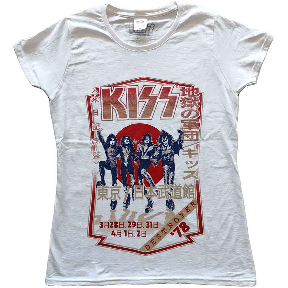 KISS Attractive T-Shirt, Destroyer Tour '78 Style001