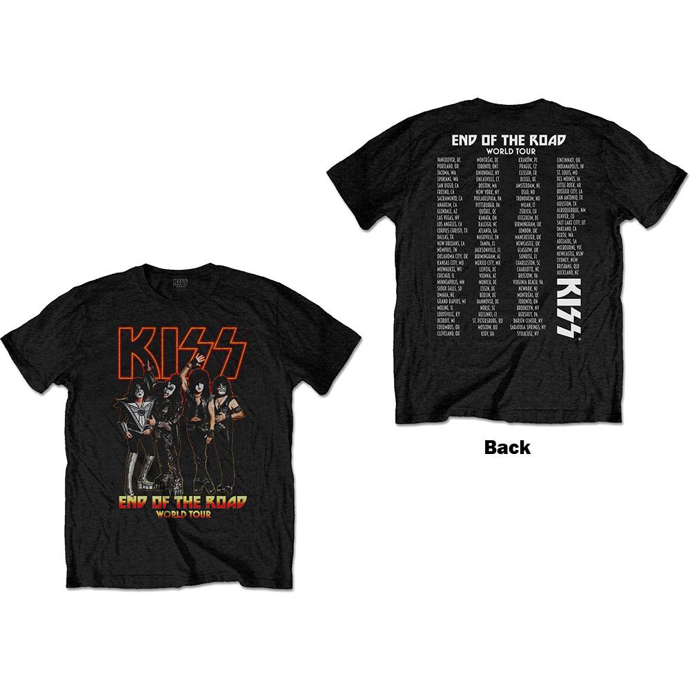 KISS T-Shirt: End Of The Road Tour (Back Print)