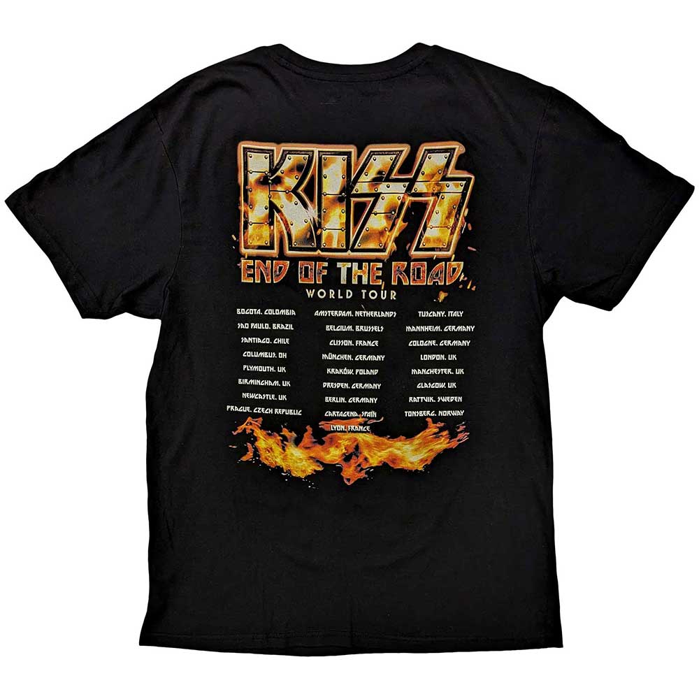 KISS Attractive T-Shirt, End Of The Road Tour Style004