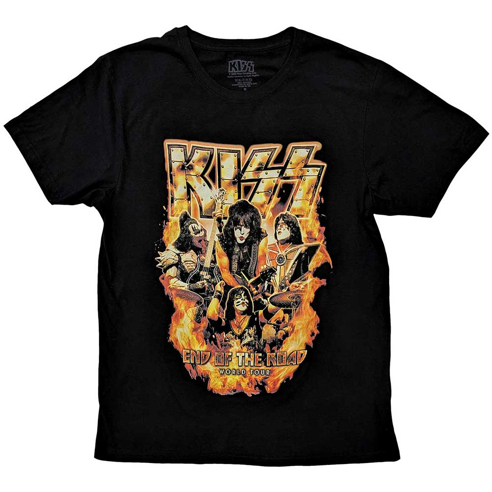 KISS Attractive T-Shirt, End Of The Road Tour Style004
