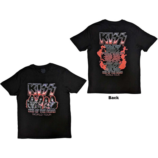 KISS Attractive T-Shirt, End Of The Road Tour Style003