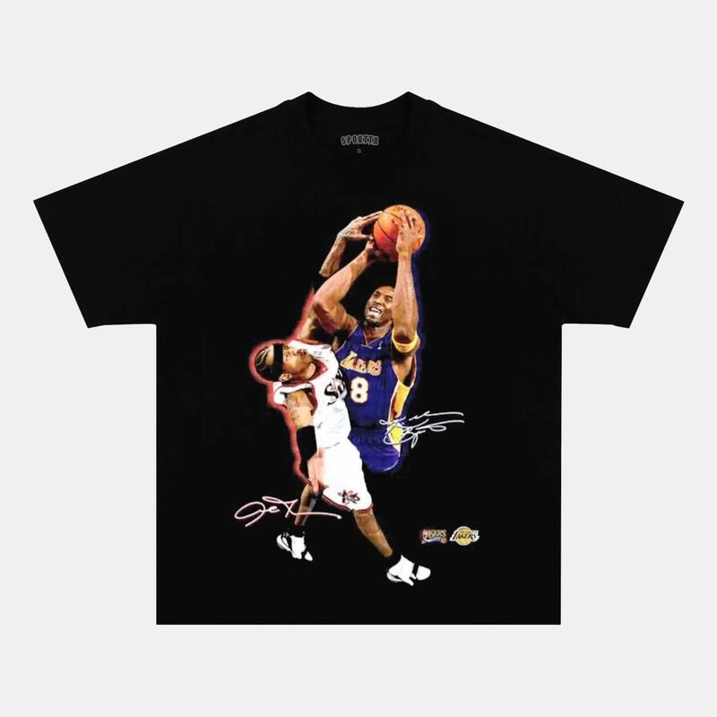 KOBE VS IV3R.S0N Tee | Vintage Tee Graphic T-Shirt Sweatshirt Hoodie | Sport Tee - Gift For Fan | UrbanDripWear.com