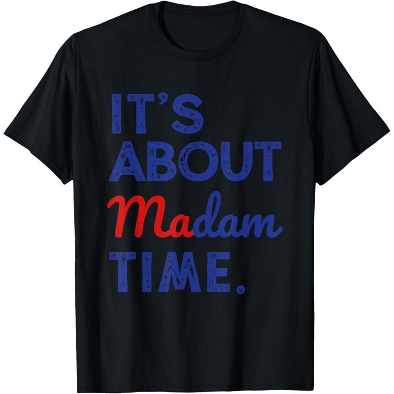 Kamala Harris 2024 It's About Madam Time President Election T-Shirt made in usa Hoodie, Sweatshirt | UrbanDripWear.com