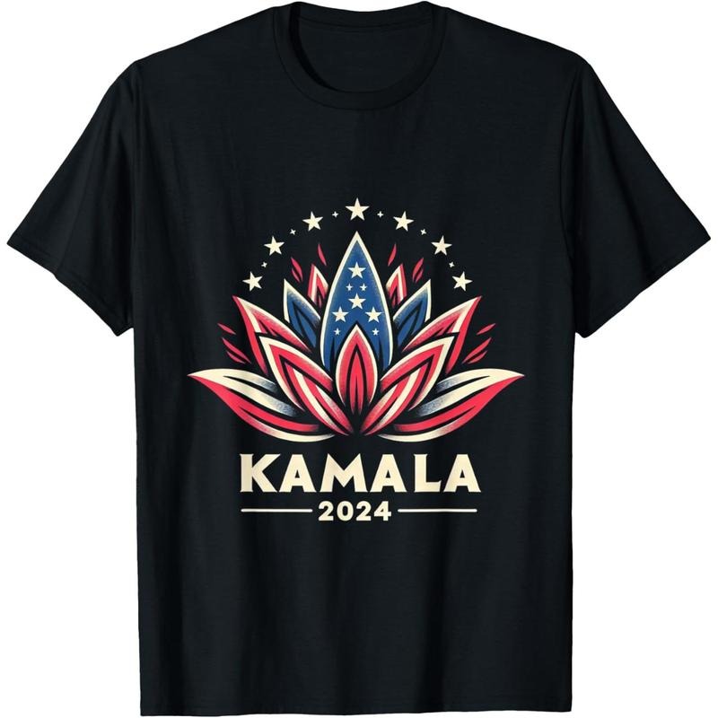 Kamala Harris 2024 Presidential Campaign American Lotus T-Shirt made in usa Hoodie, Sweatshirt | UrbanDripWear.com