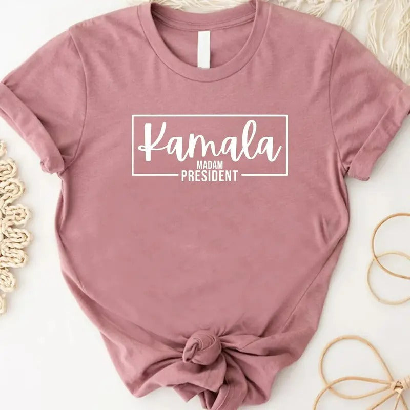 Kamala Harris 2024 Shirt, Kamala Madam President Shirt, Kamala Harris Rally Shirt Hoodie, Sweatshirt | UrbanDripWear.com
