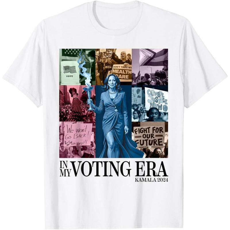 Kamala Harris 2024 Tour In My Voting Era Madam President T-Shirt made in usa Hoodie, Sweatshirt | UrbanDripWear.com