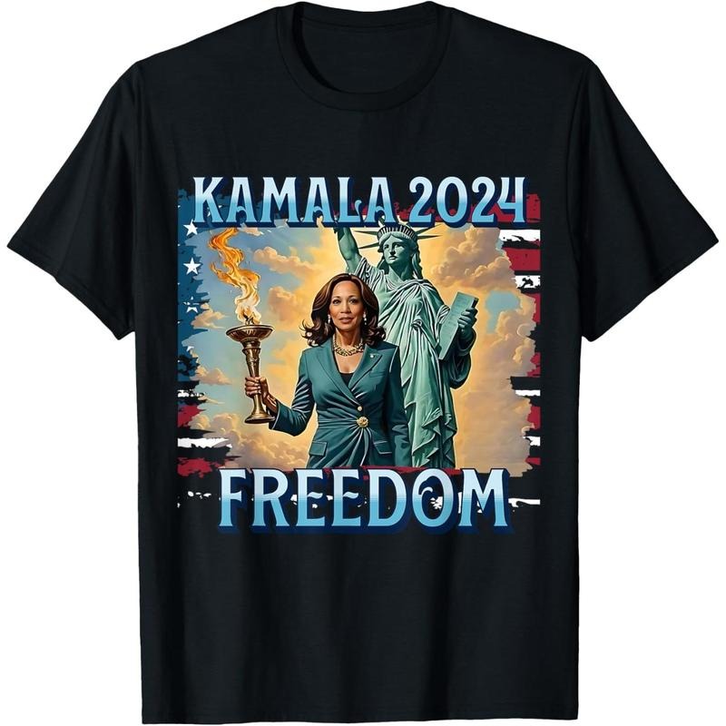 Kamala Harris President Walz 2024 Campaign Election Liberty T-Shirt made in usa Hoodie, Sweatshirt | UrbanDripWear.com