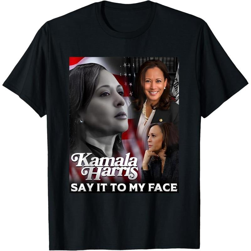 Kamala Harris Say It To My Face T-Shirt made in usa Hoodie, Sweatshirt | UrbanDripWear.com