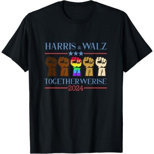 Kamala Harris Tim Walz 2024 Election LGBT Harris Walz Waltz T-Shirt made in usa Hoodie, Sweatshirt | UrbanDripWear.com