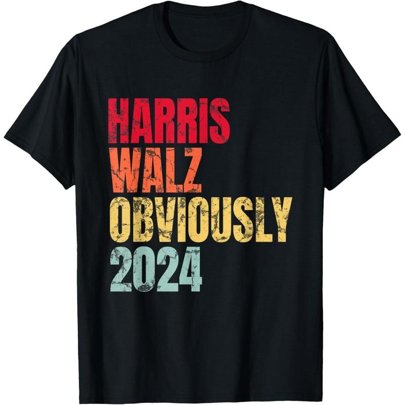 Kamala Harris Tim Walz (Waltz) Harris Walz. Obviously. 2024 T-Shirt made in usa Hoodie, Sweatshirt | UrbanDripWear.com